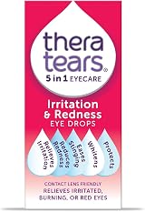 TheraTears Irritation & Redness Eye Drops 10ml Hyaluronic Acid Euphrasia