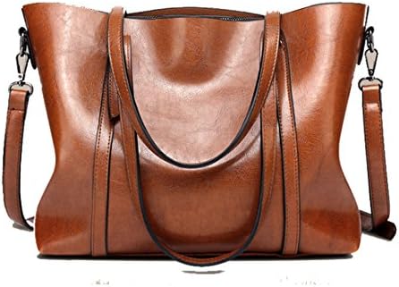 Women Top Handle Satchel Cow Leather Shoulder Handbags Tote Purse Bag