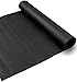 4mm Extra Thick Light Weight Portable Comfortable Spacious Textured Yoga Mat Extra Wide 28x72 Inches black