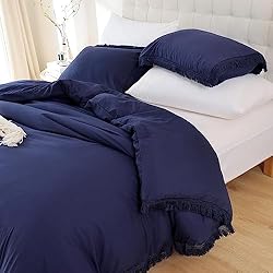 Smoofy Navy Blue Comforter Set Twin Size, Boho
