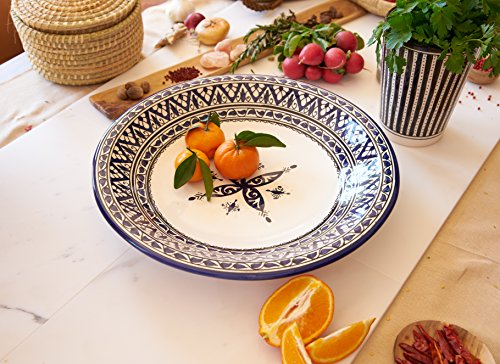 Casablanca-Market-Berber-Design-Serving-Platter-BlueWhite
