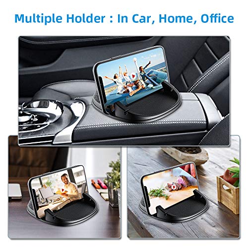 WIFORT Car Phone Holder Dashboard Non-Slip,Universal Car Mount for Mobile Phone,Car Cell Phone Holder Hand Free for iPhone 11 pro max Xs Max XR X 8 7 Samsung Galaxy Note 10 Plus S9 S8, and More