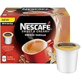 NESCAFÉ Sweet & Creamy French Vanilla, KEURIG K-CUP Compatible Pods, 12x18g (12 Cups)