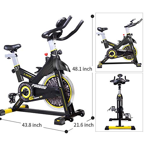 pooboo Indoor Cycling Bicycle, Belt Drive Indoor Exercise Bike,Stationary Exercise LCD Display Bicycle Heart Pulse Trainer Bike Bottle Holder pooboo Indoor Cycling Bicycle, Belt Drive Indoor Exercise Bike,Stationary Exercise LCD Display Bicycle Heart Pulse Trainer Bike Bottle Holder