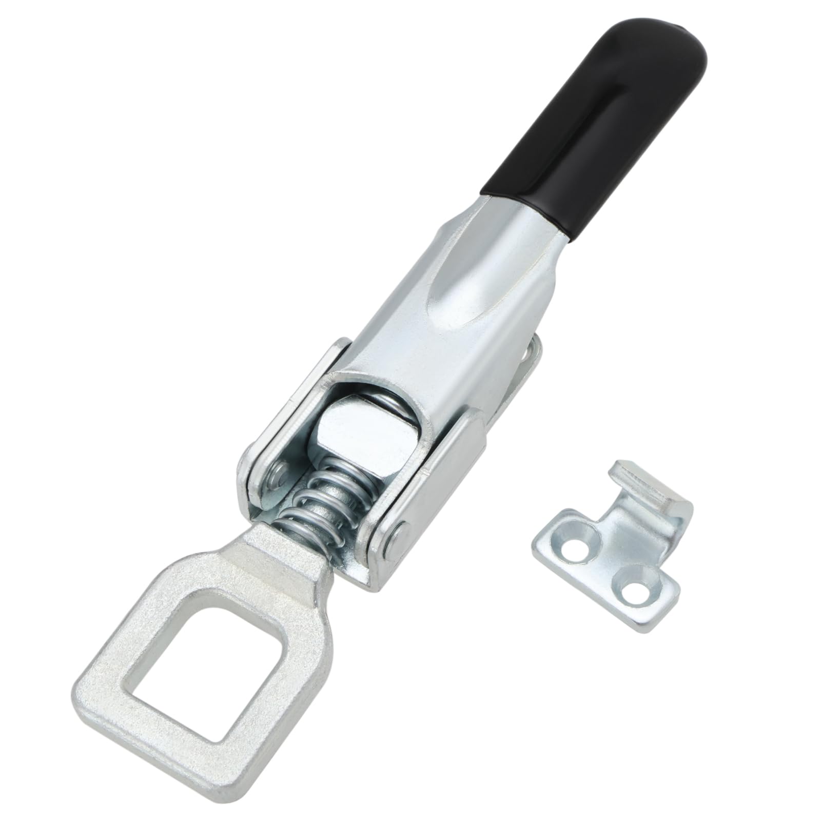 Be In Your Mind 1Set Heavy Spring Loaded Hasps Lock Latch Lock for Truck Trailer Body Clamp Hasp Catch Lock Compatible with Nugent Compatible with Ifor Williams