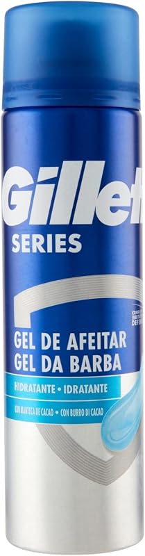 Series Feuchtigkeitsspendendes Rasiergel mit Kakaobutter für Herrenrasierer, 200 ml