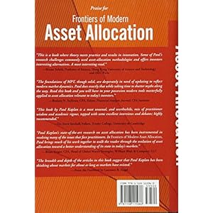 Frontiers of Modern Asset Allocation
