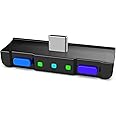 HomeSpot Bluetooth 5.0 Audio Transmitter Adapter with USB C APTX Low Latency for Nintendo Switch Compatible with AirPods PS5 Bose Sony BT Headphones The Legend of Zelda Theme Azure Blue & Ultra Violet