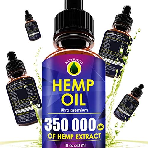 Hemp Oil Extract 350 000mg, Immune System Support, Pain and Anxiety