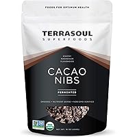 Terrasoul Superfoods Raw Organic Cacao Nibs, 2 Lbs (2 Pack) - Raw | Keto | Vegan