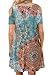 ETCYY Women's Cold Shoulder Casual Sundress T-Shirt Dress for Summer with Pockets