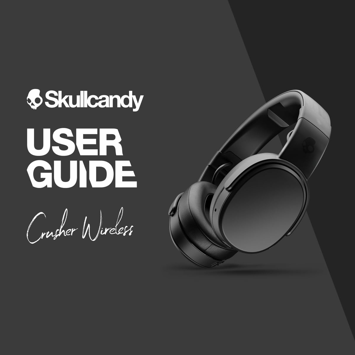 Skullcandy Crusher Wireless Bluetooth Headphones with Multi-Sensory Bass, Noise Isolating Over-Ear Fit, Up to 50 Hours Battery, Microphone for iPhone Android