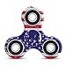AyoGu TRI Fidget Spinner Hand Spinner Ultra Durable High Speed Rotate ADD ADHD Focus Toy (Flag)