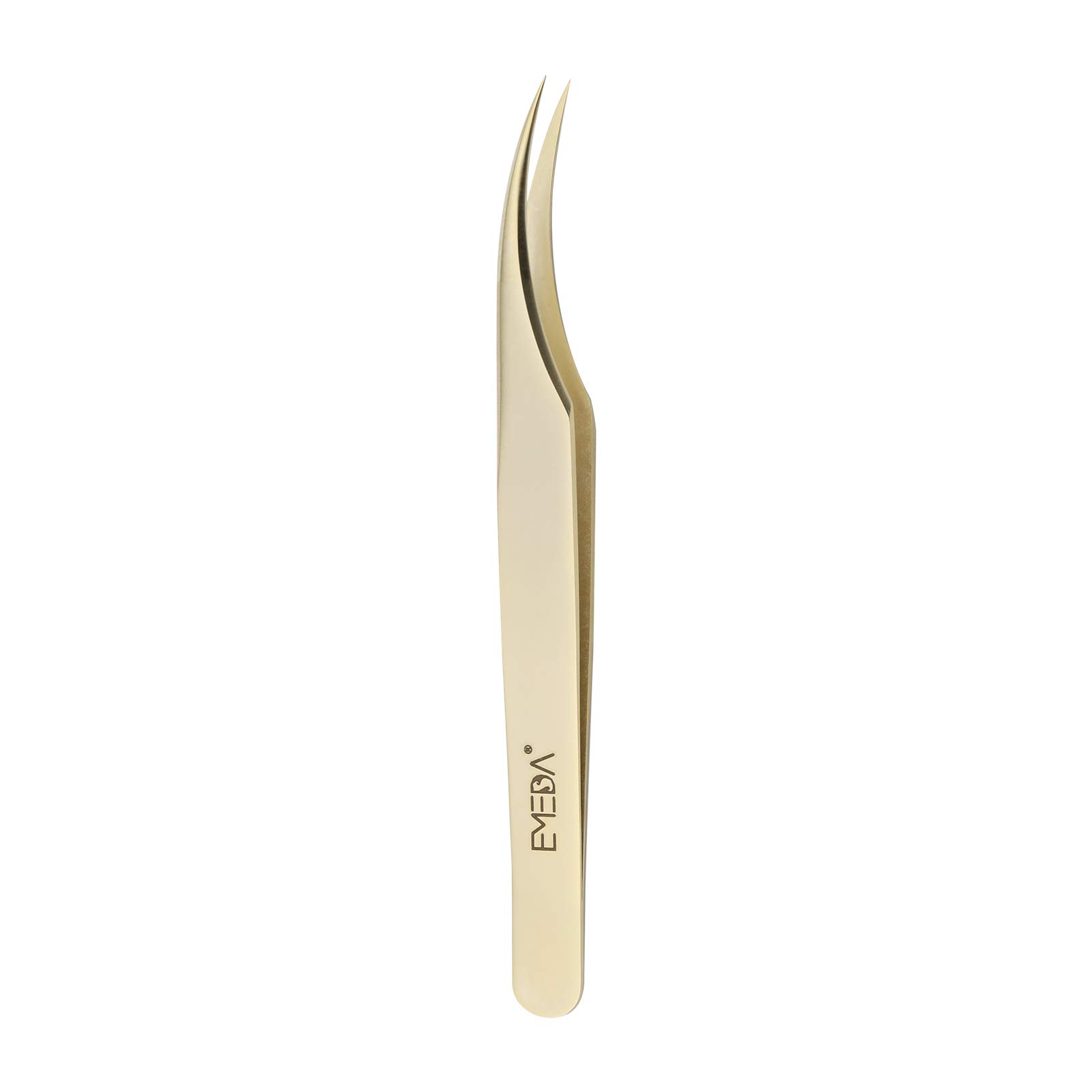 EMEDA False Eyelash Tweezers for Eyelash Extensions Professional Golden Precision Dolphin Individual Eyelash Tweezers Set Volume Lashes 3D 6D Eyelash Tweezers