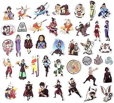 40pcs set Avatar The Last Airbender Stickers Cute Anime 