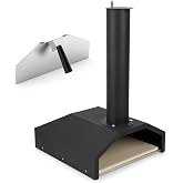 Stanbroil 14" Pizza Oven Attachment for Wood Burning Stove | Front Door &amp; Chimney Design, 12" Pizza Stone, Fits Compatible Wood &amp; Gas Stoves, Outdoor Pizza Cooking Kit