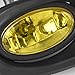 AUTOSAVER88 Fog Lights Compatible with 2002 2003 2004 Acura RSX 02-04 Fog Light Replacement,with 12V 55W H11 Bulbs,Wiring Harness and Switch Yellow Lens