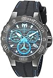 Technomarine Men's 'Cruise' Quartz Stainless Steel and Silicone Casual Watch, Color:Black (Model: TM-115080)