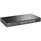 TP-Link Omada SG2428P 28-Port Gigabit Smart Switch | 24-Port PoE+, 4 SFP Slots, 250 Watt Budget, Centralized Cloud Management Omada SDN, Intelligent Monitoring
