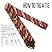Joy day Cosplay Tie for Harry Costume Accessories Necktie for Dress Up Party Halloween Favors for Kids (Red)