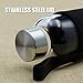 Newest 18 Oz Glass Bottle Top Level Quality Environmental Borosilicate Glass Water Bottle with Colorful Nylon Sleeve,BPA Free,Crystal Clear,Trendy Design (Black)