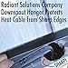 Radiant Solutions Company Downspout Hanger for Securing Ice Dam Heat Tape and Cable to Gutters