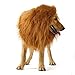 Kakasogo 1 Pcs 2017 New Brown Lion Mane Wig With Ear for Dog Costume Party Club Halloween Christmas Festival Pet Decor Gift Supplies Hair Head Tool Set Adjustable Size Fit more King Dogs