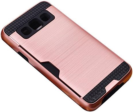 Tough Armor Case for Samsung Galaxy A5 (2015) A5000, Aohro Dual Layer Hard PC Cover + TPU Case Hybrid Defender Shockproof Protective Shell, Rose Gold