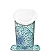 Fintie Plush Lined Eyeglasses Holder, Glasses Stand Case, Anti-scratch Glasses Storage Organizer for Desk, Nightstand, Office, Emerald Illusions