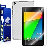 ArmorSuit MilitaryShield - Google Nexus 7 2nd Generation Screen Protector + White Carbon Fiber Full Body Skin Protectorw/ Lifetime Replacements