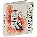 UniKeep Football Themed Trading Card Collection Binder with 20 Nine Pocket Trading Card Pages. Additional Pages Can Be Added.