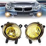 TangMiGe Fog Lights Lamps for 2012-2014 BMW 2 Series(F22, 220i 228i) / 3 Series(F30 F31 F34, 320i 325i 328i 328d 335i) / 4 Series(F32 F33 F36, 428i 435i) / M235i Accessories, 1 Pair, Yellow Lens