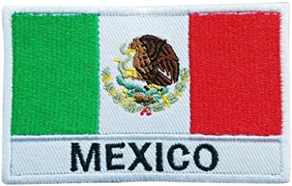 URGREAT Mexico Flag Velcro Tactical Patch Uniform Military Embroidered Applique