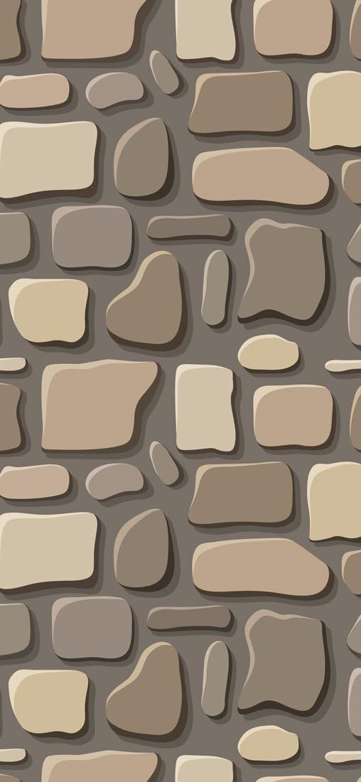 PeelitStickit Stone Pattern Design, Wallpaper, Wall Mural ID-047, vinyl, Multi-colour