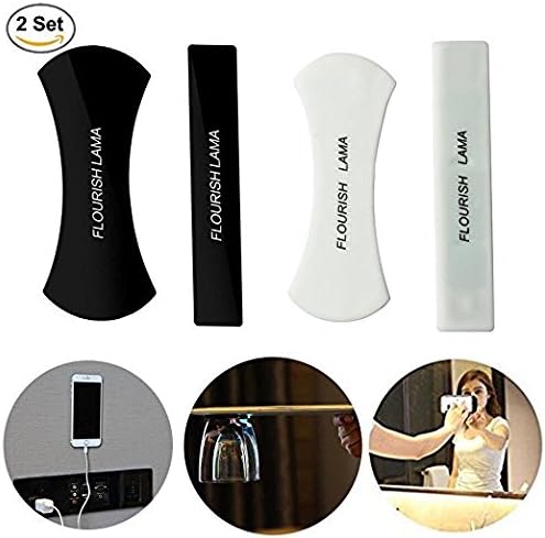 4PCS Multi Purpose Nano Gel Pad Car Holder Cell Phone Stand GPS Sticky Mat to Wall, Glass, Mirrors, Dashboard, Metal, Office, Cabinets or Bathroom