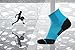 Running Socks, NIcool Mens Athletic Performance Comprssion Ankle Dress Socks