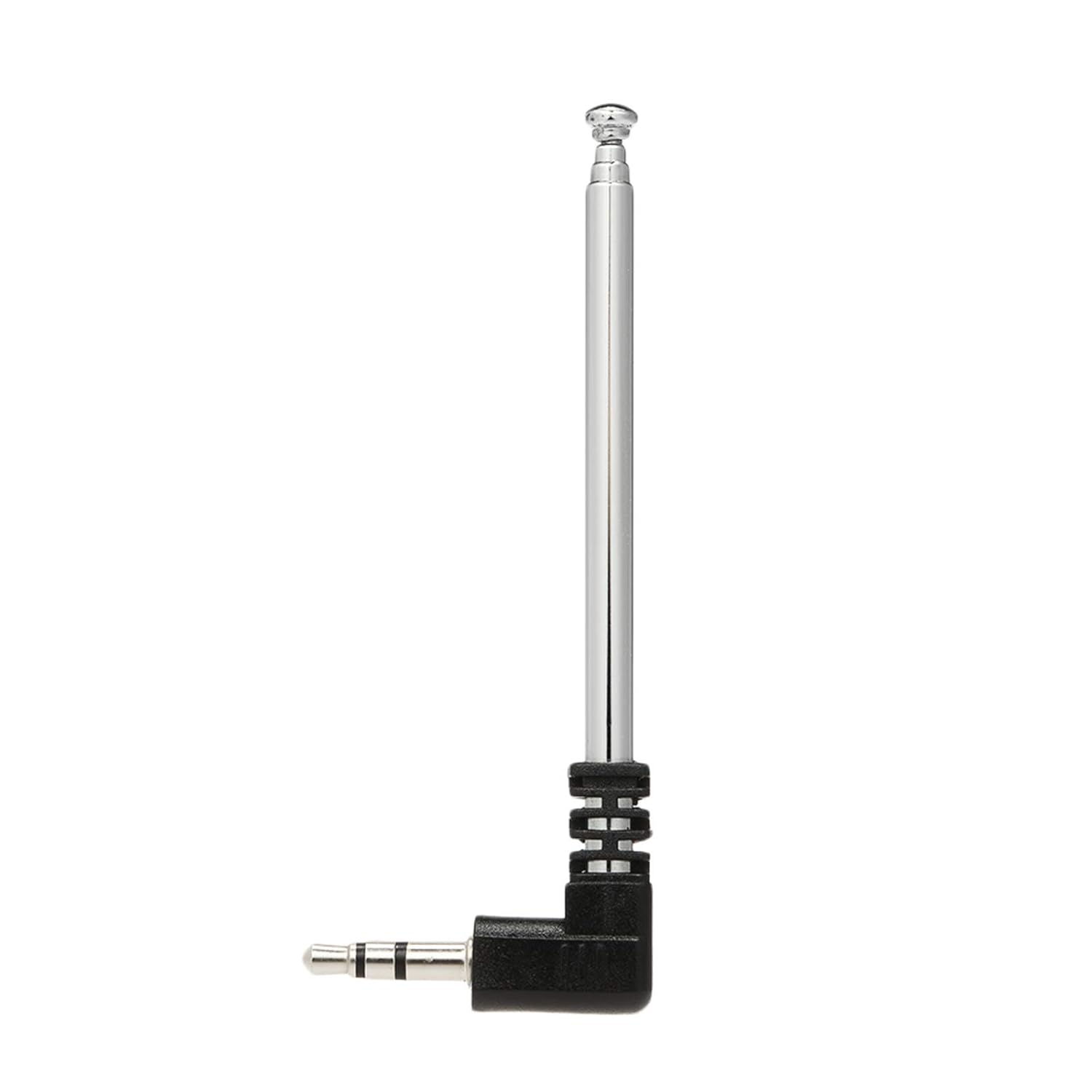 Sangmei FM Radio Antenna 3.5mm Retractable Aerial 4 Sections LShape