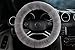 U&M Car Stretch-on Steering Wheel Cover Soft Australian Natural Sheepskin Luxurious Wool Vehicle Non-slip Wheel Cushion Protector Available for 35cm-43cm