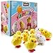 Liberty Imports 1 Dozen Wind-Up Jumping Chicken and Bunnies Party Favors (Pack of 12)