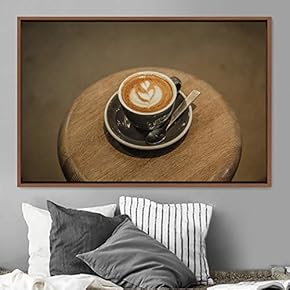signwin Framed Canvas Wall Art Coffee in The...