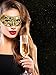 TOODOO 12 Pieces Half Mardi Gras Masquerade Mask Venetian Masks Set for Carnival Prom Ball Fancy Dress Party Supplies (Style 1)