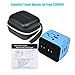 SZROBOY Travel Adapter,All-in-one International USB Travel Adapter with High Speed 3.0 Type C+3-Port USB Worldwide AC Wall Outlet Plugs for for Business Travel of US, EU, UK, AU 200+