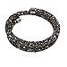 Crystal Wrap Bracelet (Light Charcoal)