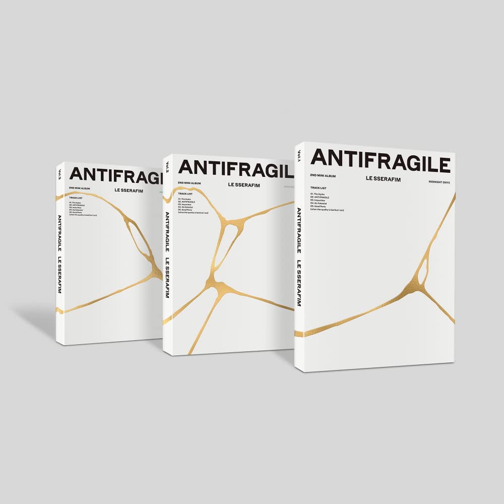 YG PLUS LE SSERAFIM - ANTIFRAGILE 2nd Mini Album+Free Gift (vol3. Frozen Aquamarine ver.)