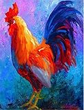 5D Diamond Painting Painted Art Rooster DIY