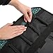 BAGSMART Double-sided Hanging Jewelry Organizer Roll for Earrings, Necklaces, Rings, Blue