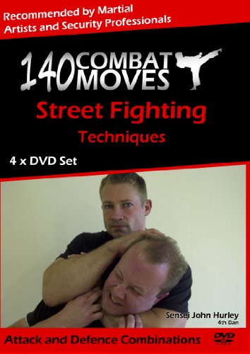 140 combat moves, 4 x dvd self defence home study cours…