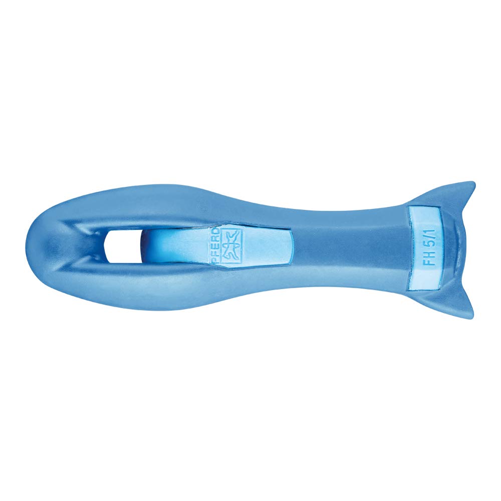 PFERD 12698006 Ergonomic File Handle for File Profile Flat Blunt Flat Tip Semi-Circular Length 300-350 mm for Safe Working