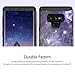 BENTOBEN Case for Galaxy Note 9, Galaxy Note 9 Case, Slim 2 in 1 Hybrid Soft TPU Bumper Hard PC Cover Heavy Duty Shockproof Purple Space Design Protective Phone Case for Girls Women, Purple