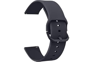 Tobfit Quick Release Watch Band for Women Men, 20mm 22mm Silicone Watch Strap Soft Rubber Adjustable Replacement Wristband